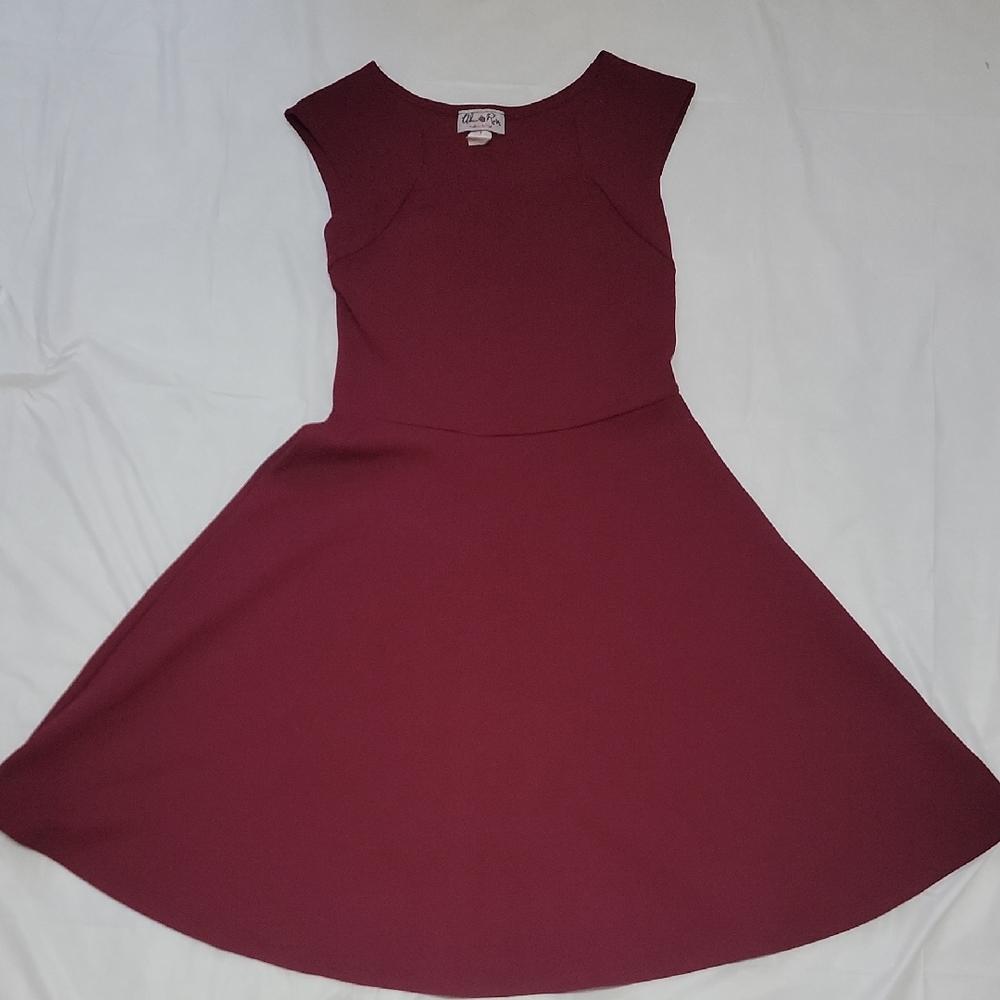 Eliza J Burgundy Mini Dress